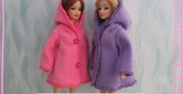 Как сшить пальто для куклы барби